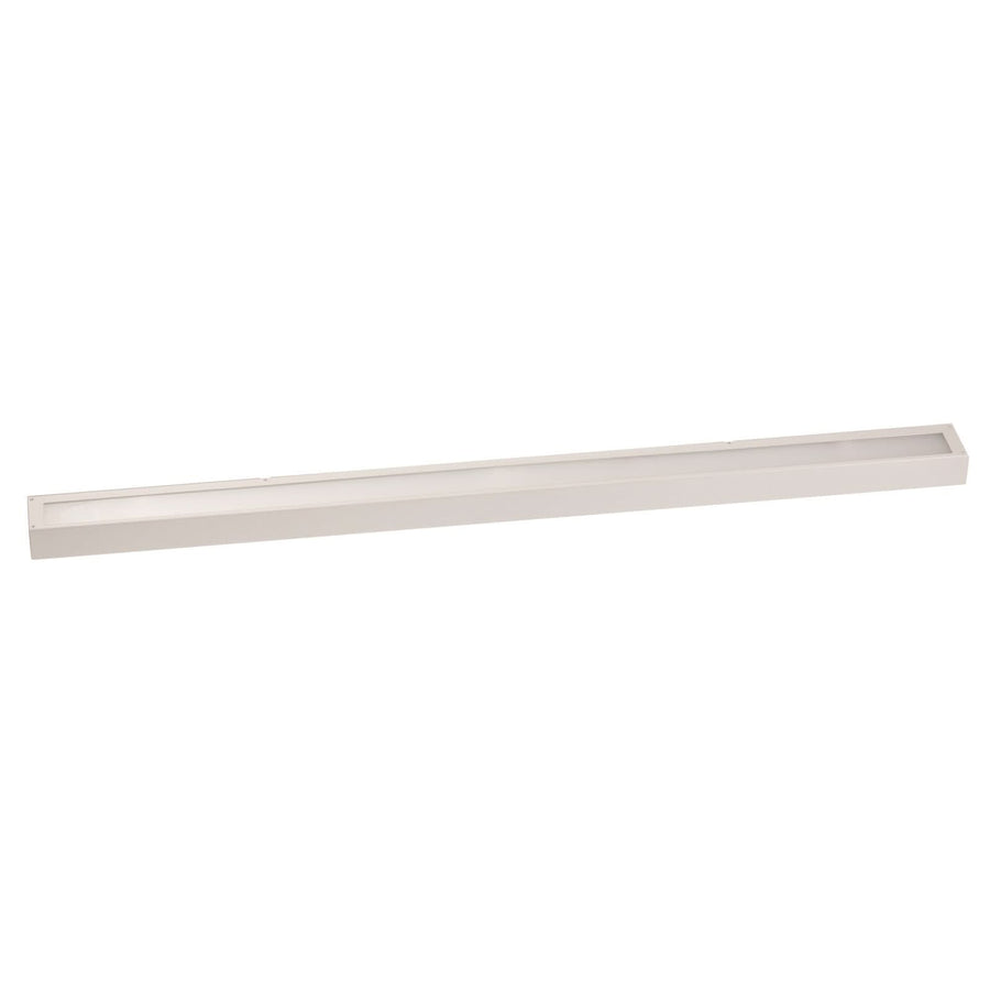 Applique murale LED Mera en acier, blanc, hauteur 4,5 cm, 3000 K, 28 W
