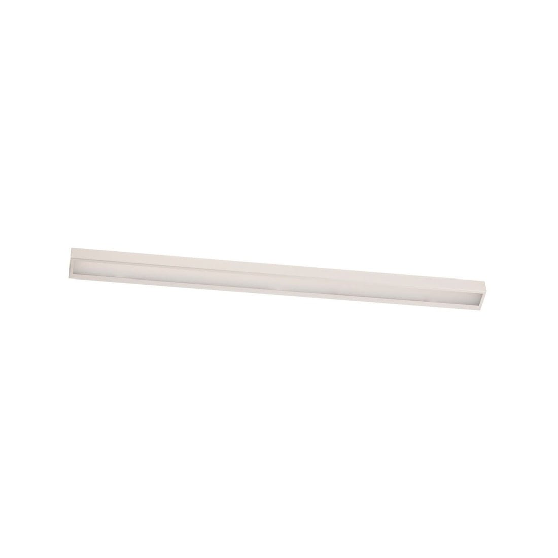 Applique murale LED Mera en acier, blanc, hauteur 4,5 cm, 3000 K, 28 W