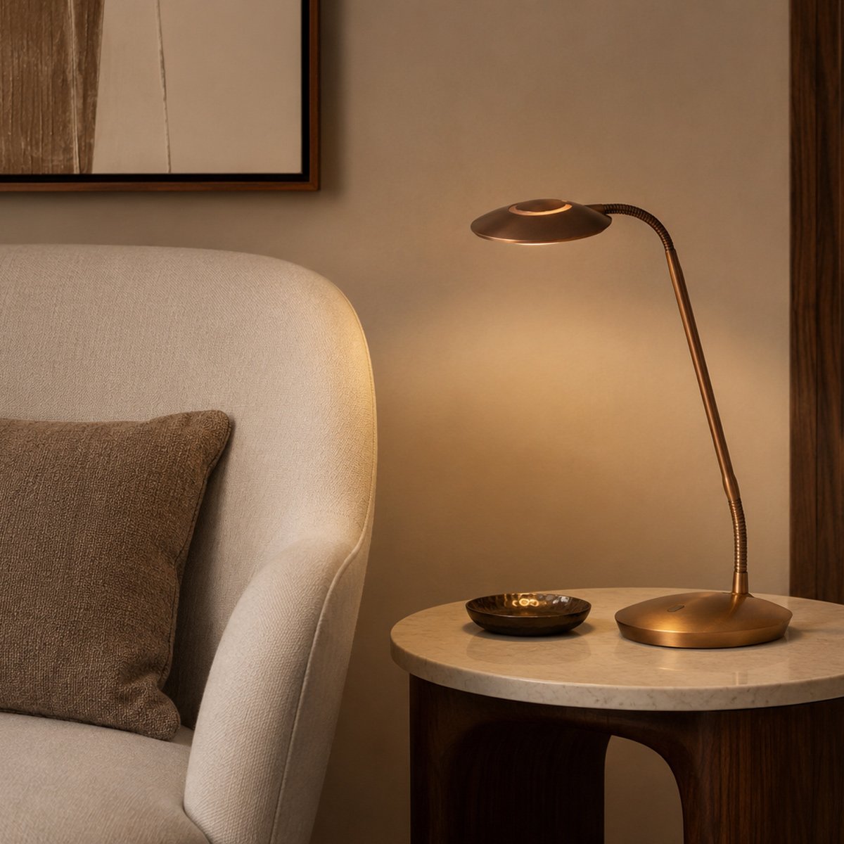 Lampe à poser Zenith2 bronze