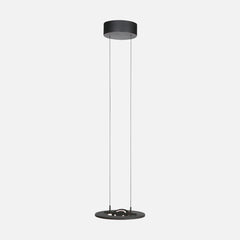 Verstellbare Seilzug-Pendelleuchte schwarz Ø 32 cm, LED 4000 lm | Soleil