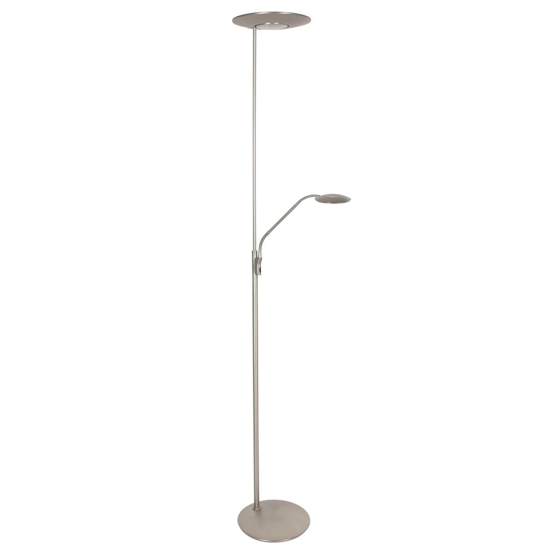 Stehlampe Zenith2 silberfarben
