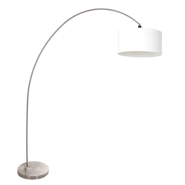 Stehlampe Solva silberfarben