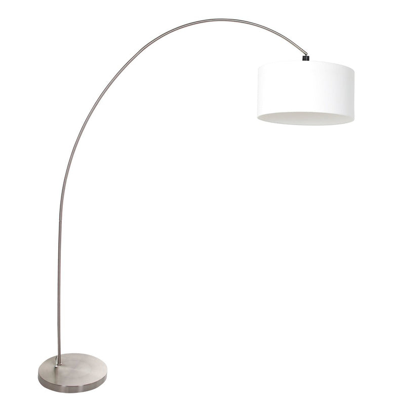 Stehlampe Solva silberfarben