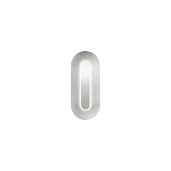 Applique murale LED Sasi en métal, argenté, hauteur 65 cm