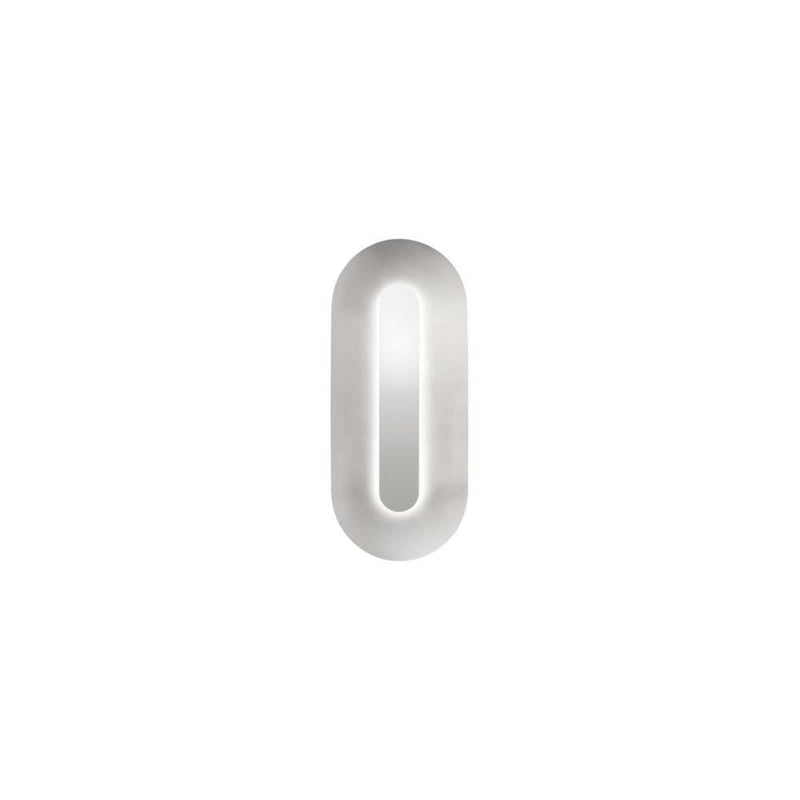 Applique murale LED Sasi en métal, argenté, hauteur 65 cm