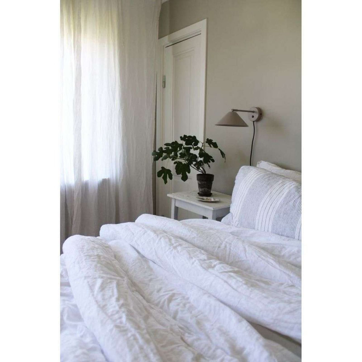 Applique murale Cannes en métal, beige et noir, Ø 20 cm