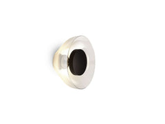 Applique murale LED Aura en aluminium, transparent, Ø 17,9 cm