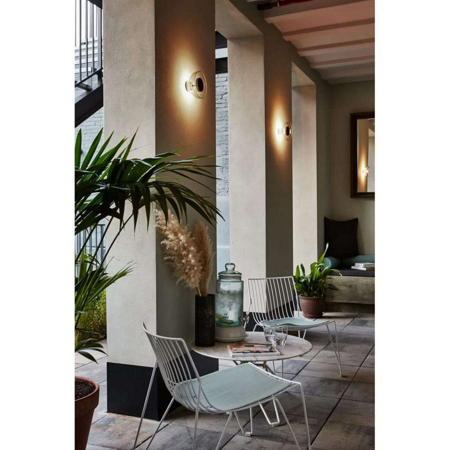 Applique murale LED Aura en aluminium, transparent, Ø 17,9 cm