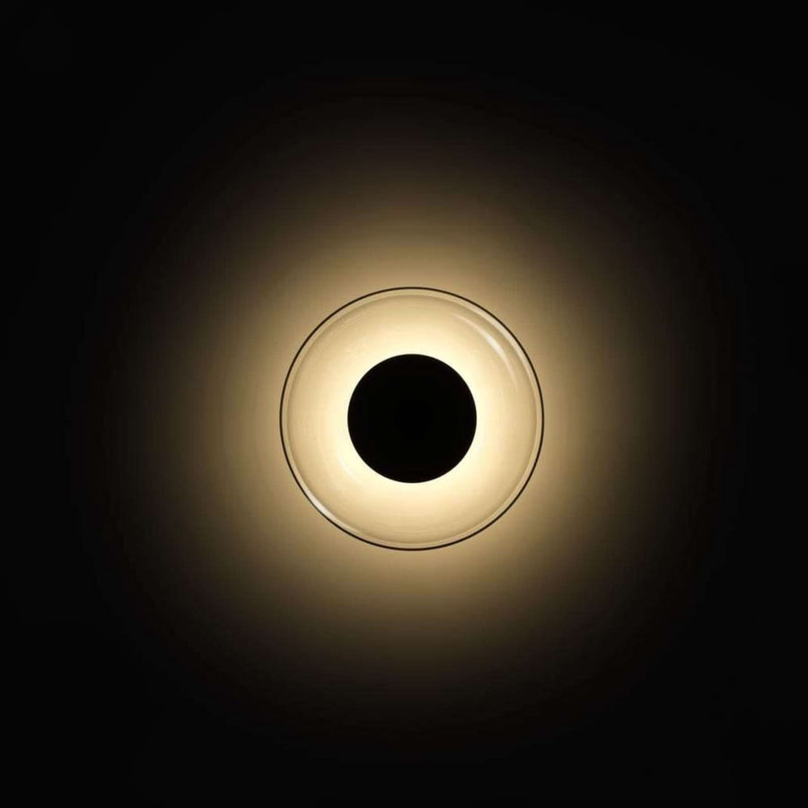 Applique murale LED Aura en aluminium, transparent, Ø 17,9 cm