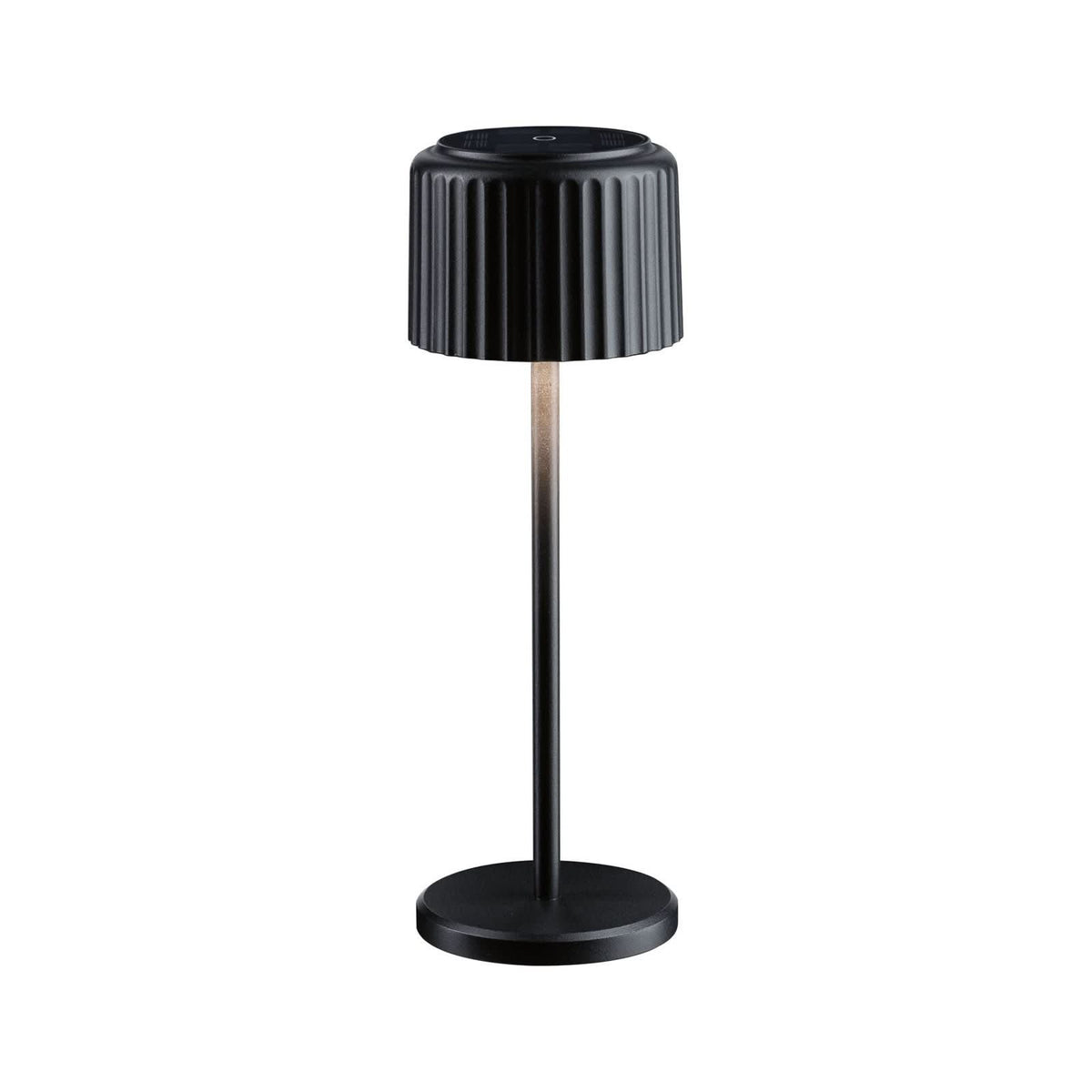 Lampe solaire d'extérieur LED Else en aluminium, noir, Ø 10,2 cm, IP44