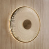 Applique murale LED Glint en laiton, Ø 36 cm