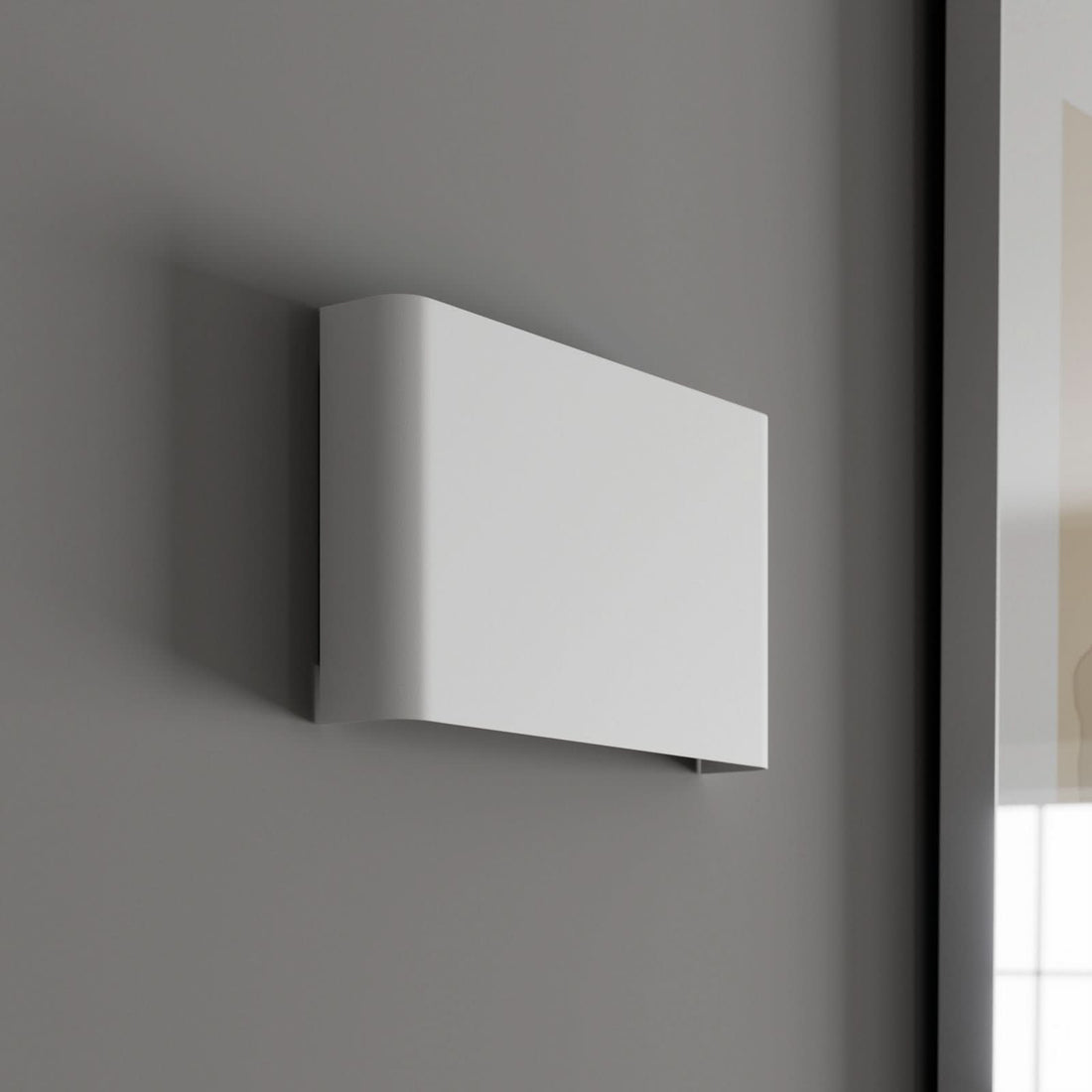 Applique murale Haga en métal, blanc, 2 lumières, hauteur 15 cm
