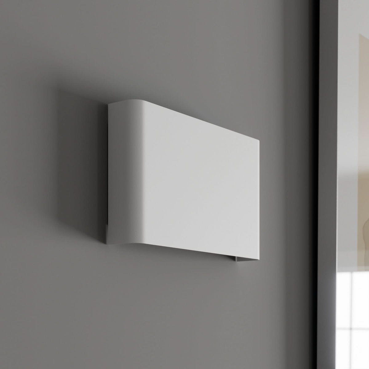 Applique murale Haga en métal, blanc, 2 lumières, hauteur 15 cm