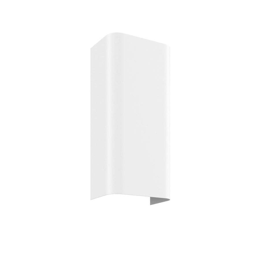 Applique murale Bergen en métal, blanc, 2 lumières, hauteur 23 cm