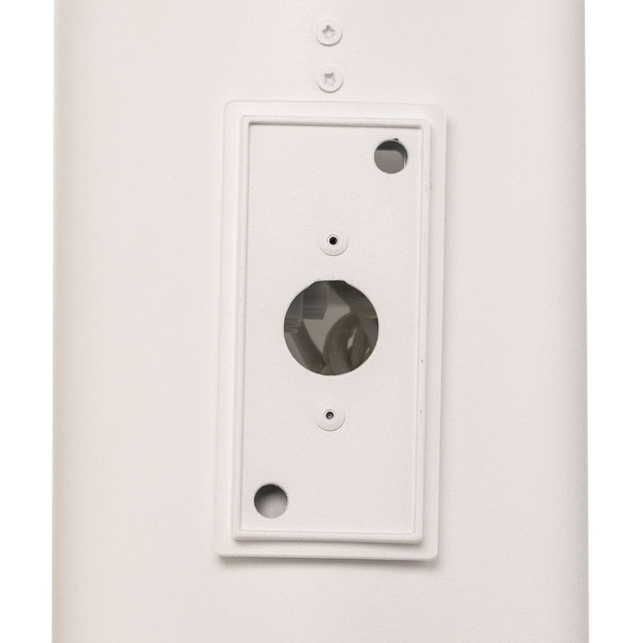 Applique murale Eye en acier, blanc, 2 lumières, Ø 5,5 cm