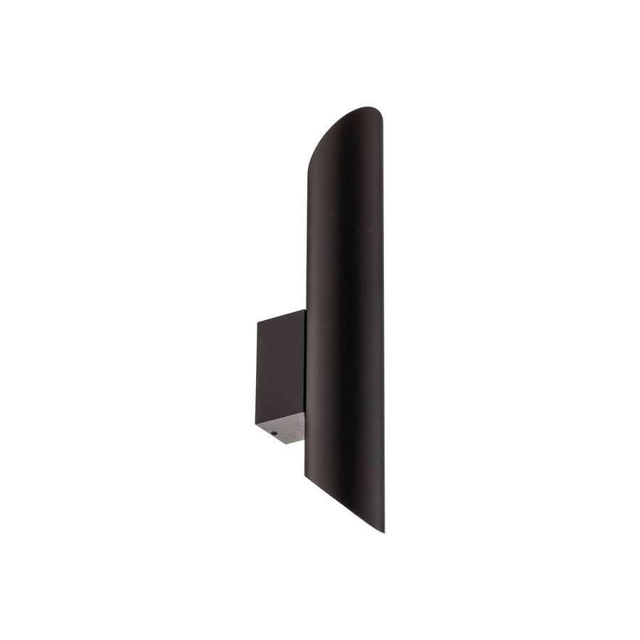 Applique murale Eye Cut en acier, noir, 2 lumières, Ø 5,5 cm