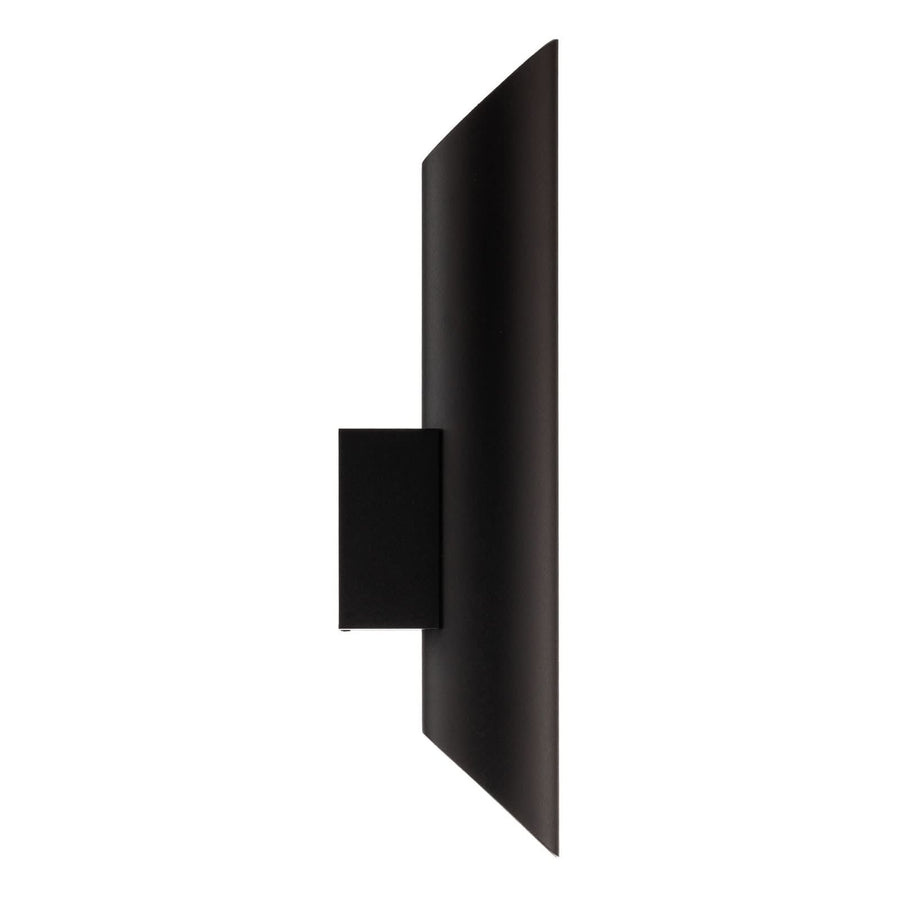 Applique murale Eye Cut en acier, noir, 2 lumières, Ø 5,5 cm