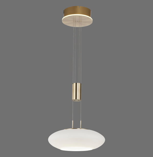 Suspension luminaire | Q-Etienne Laiton mat