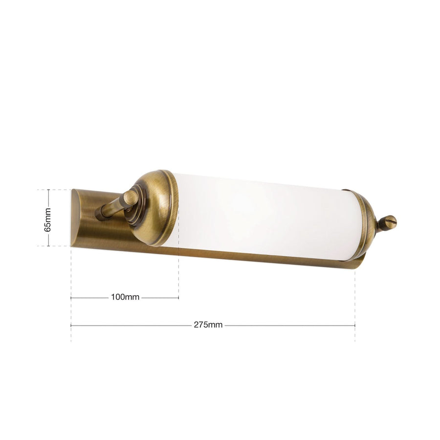 Applique murale Somptueuse en laiton, blanc