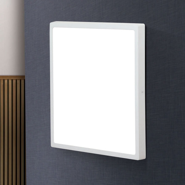 Applique murale LED Lero en aluminium, blanc, hauteur 2,9 cm