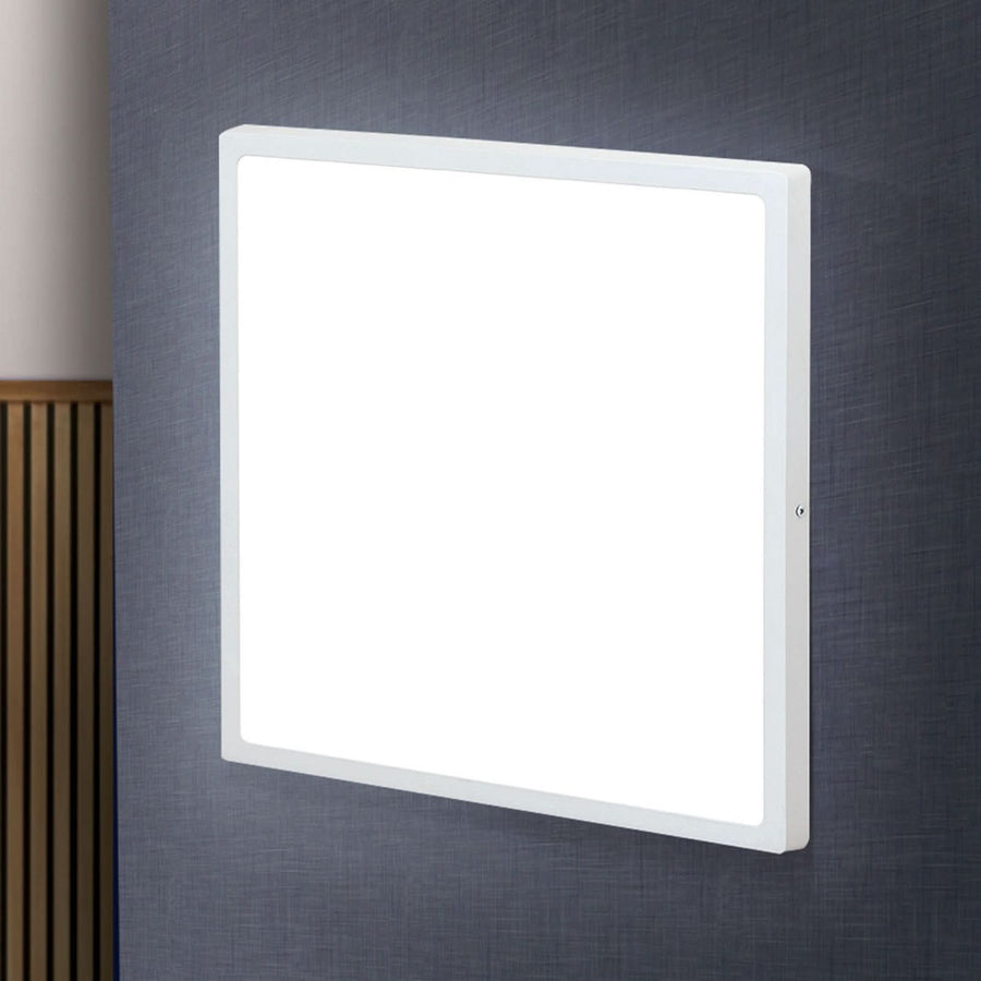Applique murale LED Lero en aluminium, blanc, hauteur 2,9 cm