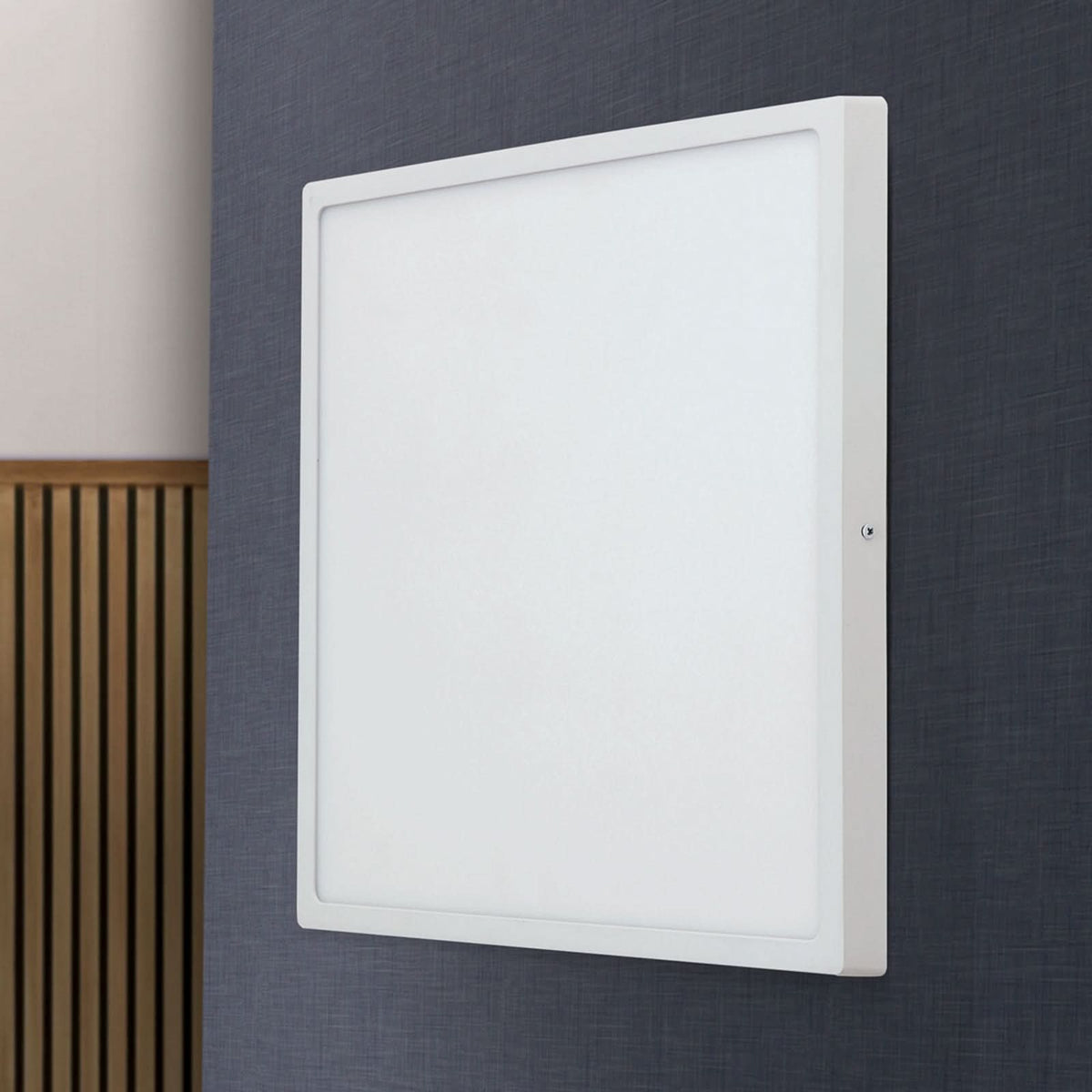 Applique murale LED Lero en aluminium, blanc, hauteur 2,9 cm
