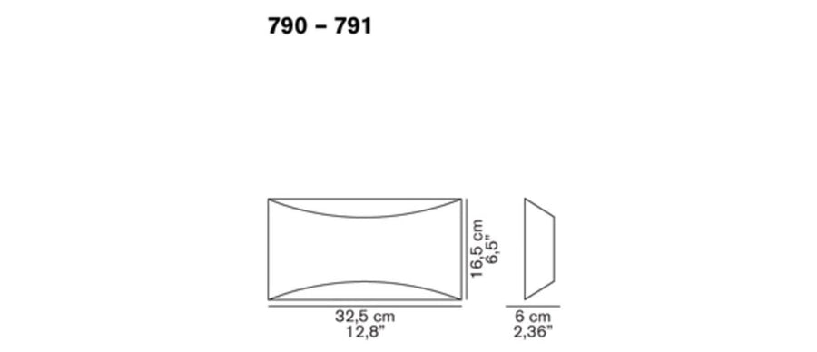 Applique murale LED Kelly en métal, blanc, hauteur 16,5 cm