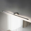 Applique murale LED Slight AP 102 en métal, chromé, hauteur 6 cm