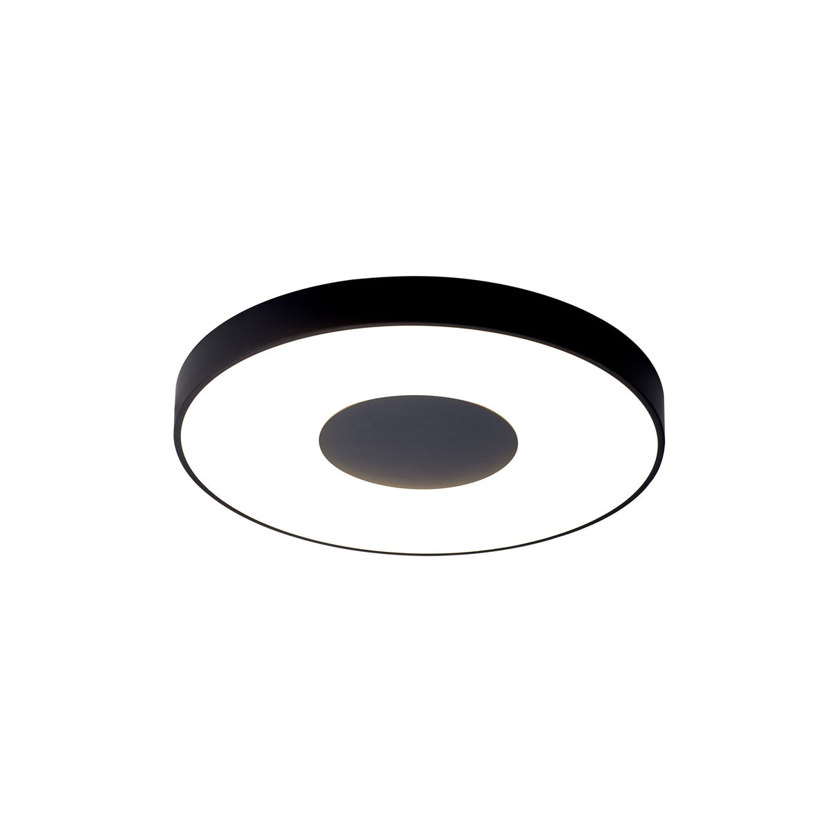 Plafonnier LED Coin avec télécommande, Ø 38 cm