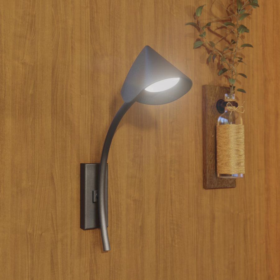 Applique murale LED Capuccina noire