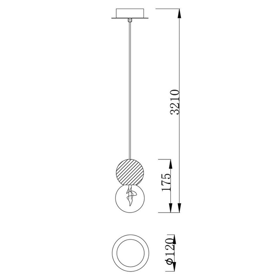 Suspension Galaxia, béton