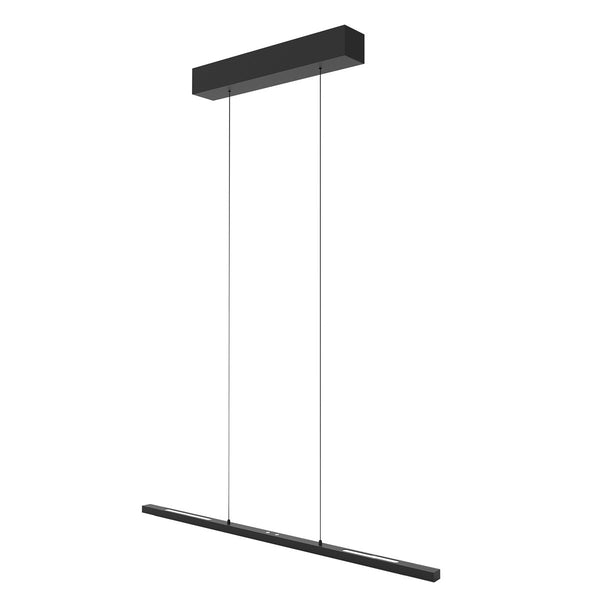 Schwarze Balken-Pendelleuchte