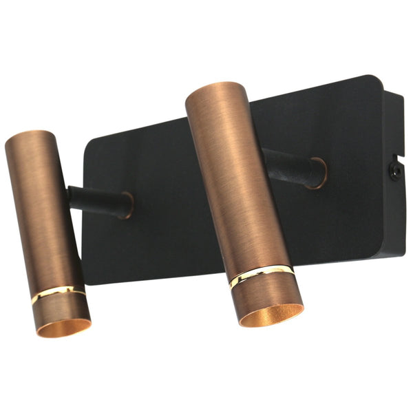 Wandleuchte Lumo bronze