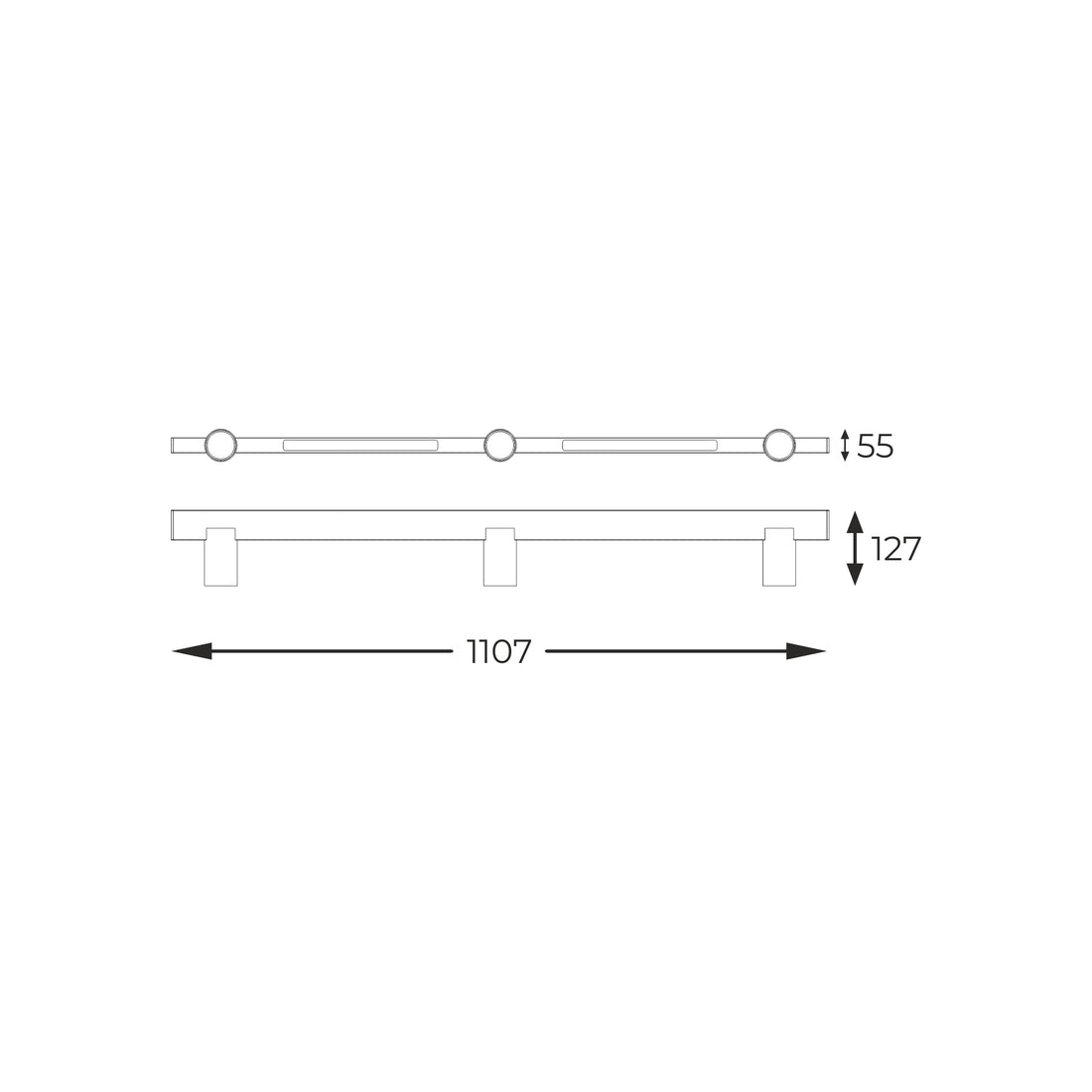 Luminaire plafonnier | Mannari Noir