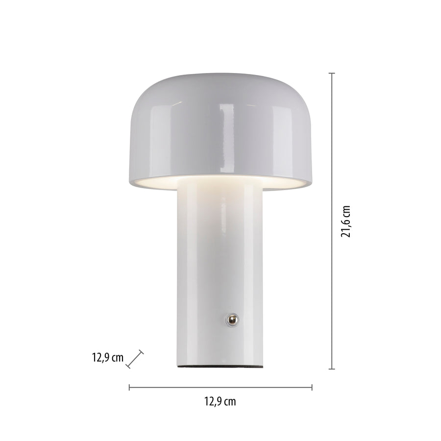 Lampe à poser Agnes blanche