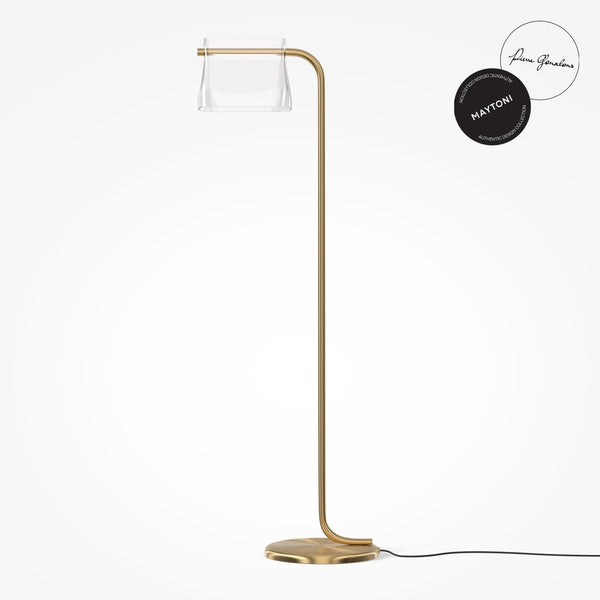 Goldene Lampenschirm-Ablage