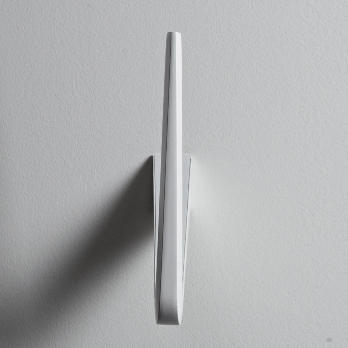 Applique murale LED Tick en aluminium, blanc, 10 lumières, hauteur 29 cm
