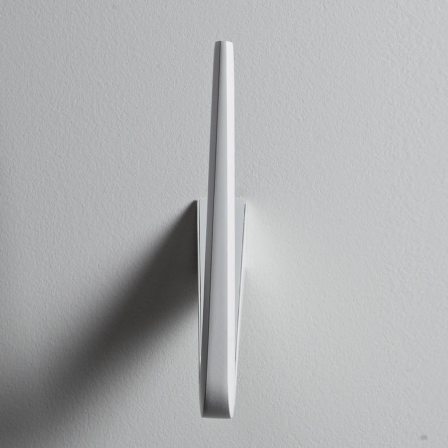 Applique murale LED Tick en aluminium, blanc, 10 lumières, hauteur 29 cm