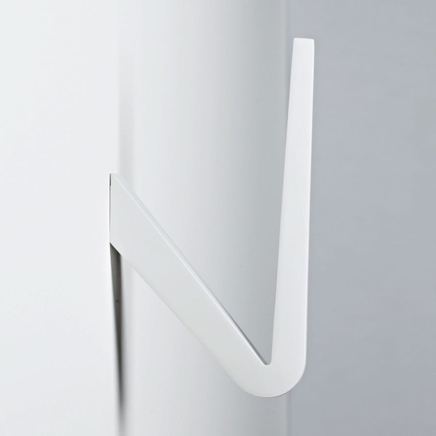 Applique murale LED Tick en aluminium, blanc, 10 lumières, hauteur 29 cm