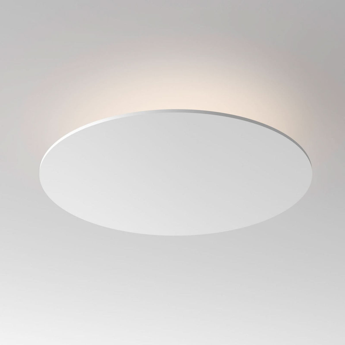 Applique murale LED Collide H0 en aluminium, blanc mat, Ø 22 cm, 2700 K