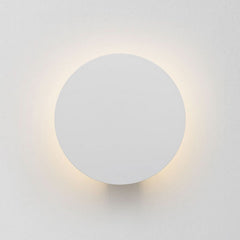 Applique murale LED Collide H0 en aluminium, blanc mat, Ø 22 cm, 2700 K