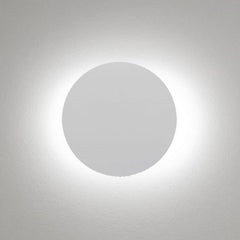 Applique murale LED Collide H2 en aluminium, blanc mat, Ø 33 cm, 3000 K