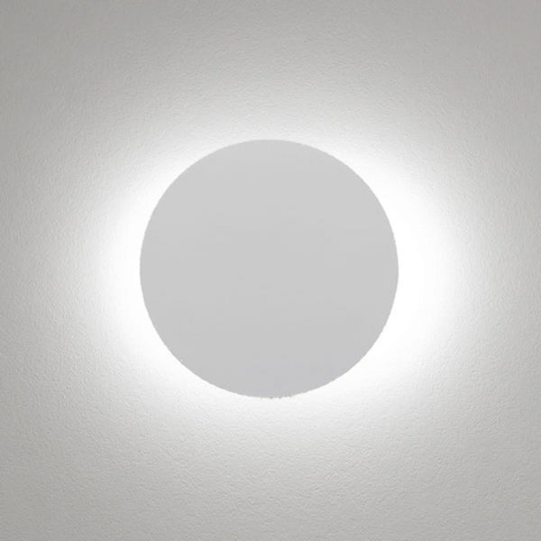 Applique murale LED Collide H2 en aluminium, blanc mat, Ø 33 cm, 3000 K