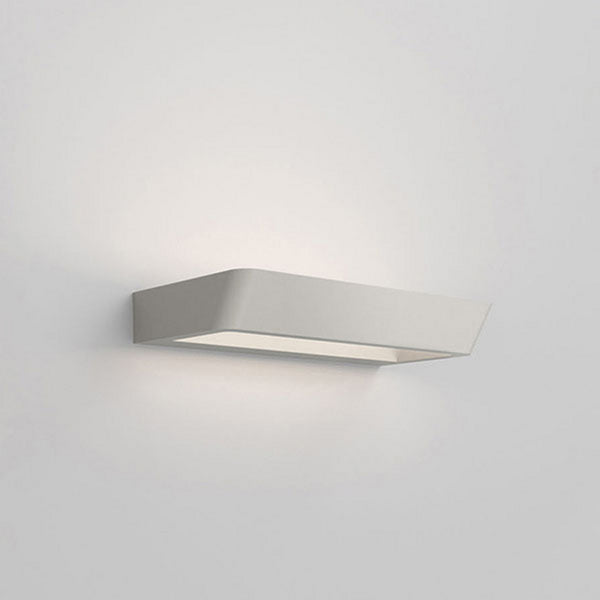 Applique murale LED Belvedere W1 en aluminium, crème, hauteur 3,5 cm, 2700 K