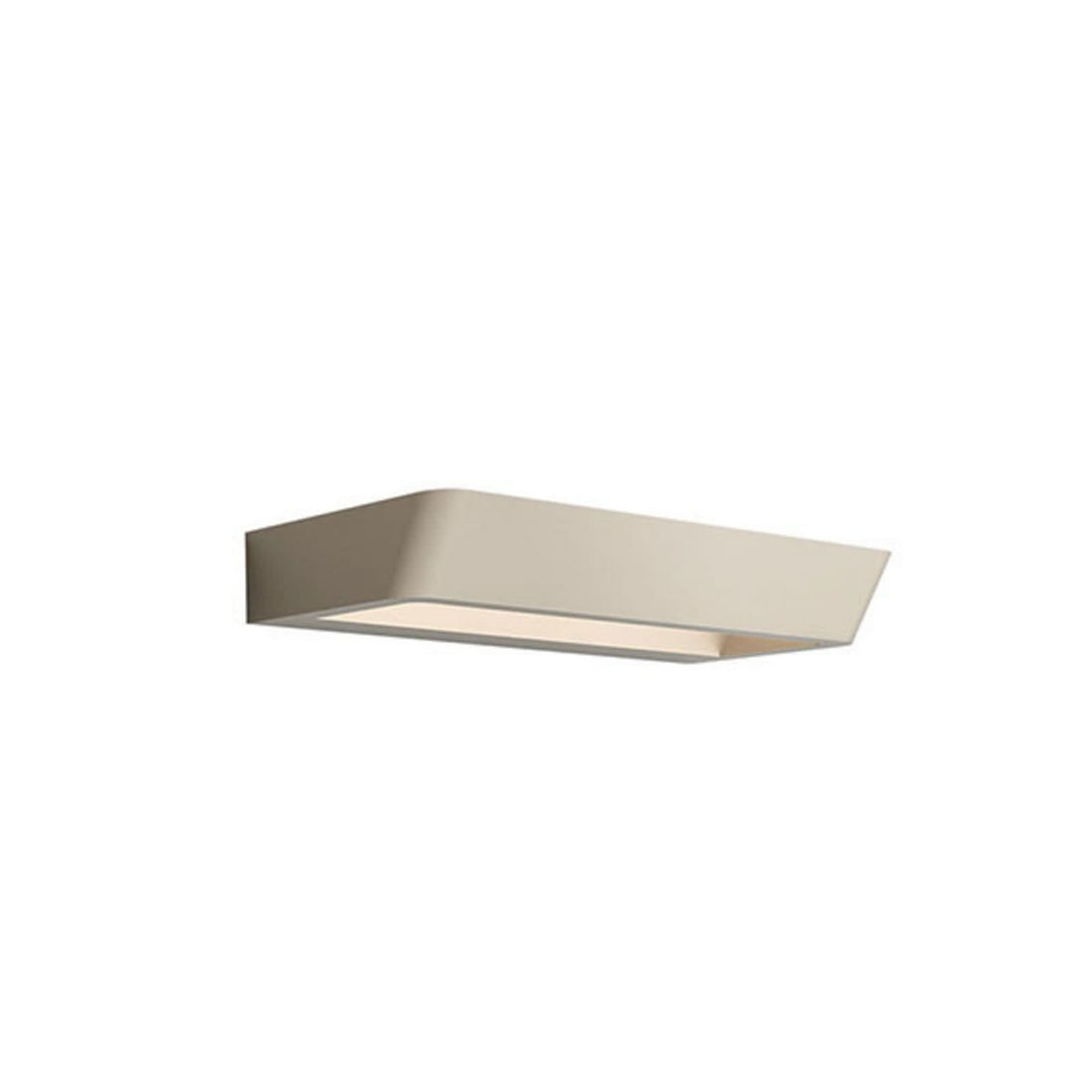 Applique murale LED Belvedere W1 en aluminium, bronze, hauteur 3,5 cm, 3000 K