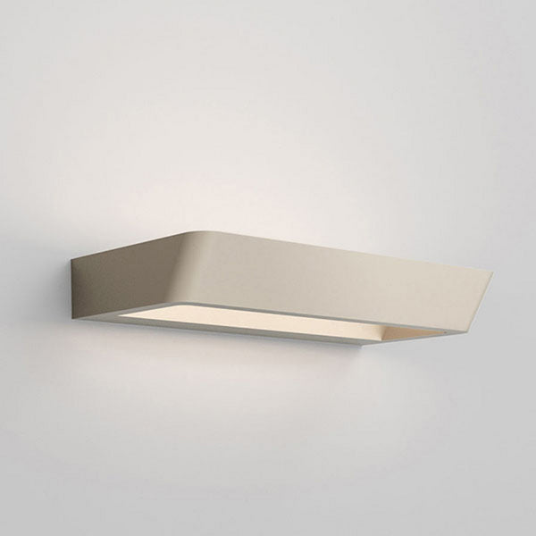 Applique murale LED Belvedere W2 en aluminium, bronze, hauteur 4,5 cm, 2700 K