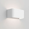 Applique murale LED Dresscode W1 en aluminium, blanc, hauteur 9 cm
