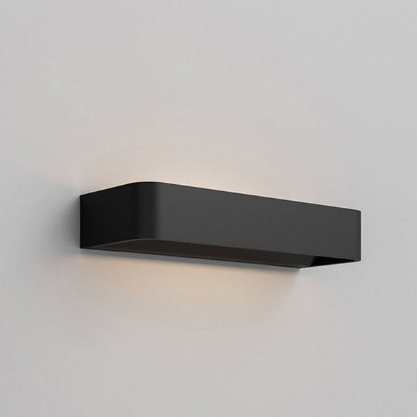 Applique murale LED Frame W2 en aluminium, noir mat, hauteur 4,8 cm, 2700 K