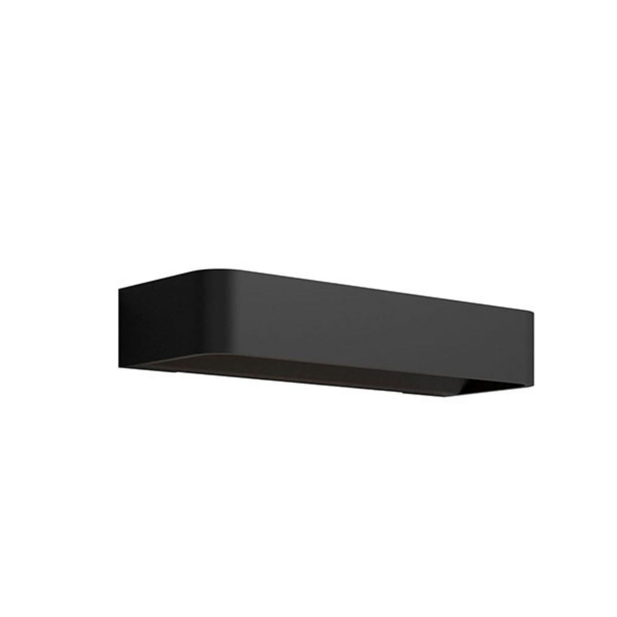 Applique murale LED Frame W2 en aluminium, noir mat, hauteur 4,8 cm, 3000 K