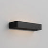 Applique murale LED Frame W2 en aluminium, noir mat, hauteur 4,8 cm, 3000 K